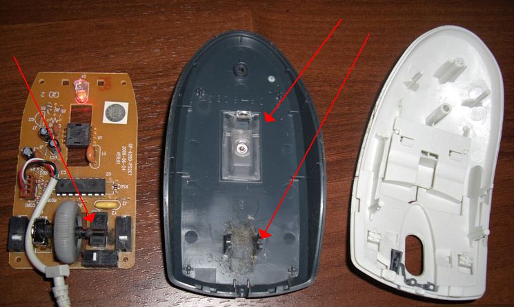 Почему перестала работать компьютерная мышь. Или плохо работает компьютерная мышь, зависает курсор. Ремонт мышей, чистка пыли.
