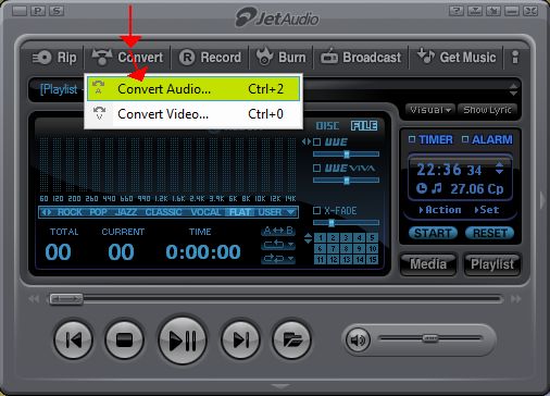 О том, как перевести аудио файлы из wav в mp3. Конвертер аудио Jet Audio.