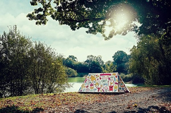 Британская компания выпускает веселые палатки